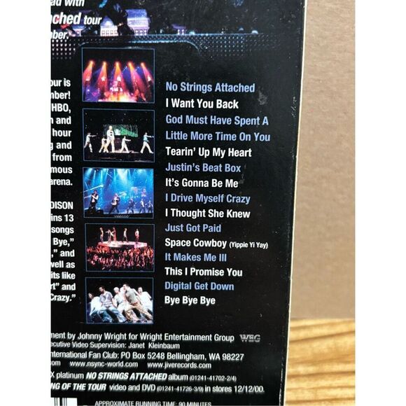 'N Sync - Live From Madison Square Garden NR - DVD JIVE Records 2000-FAST SHIP - Picture 5 of 6